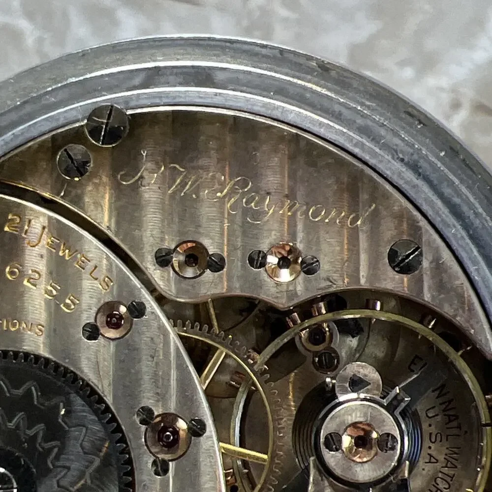 1924 Elgin BW Raymond Grade 472 Model 15 Jewel 21 Size 16s Pocket Watch **READ**